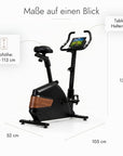 Kuipers E1 Ergometer in Schwarz – Ansicht 2