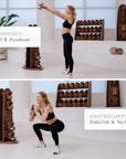 Kuipers Kettlebell Set aus Vollholz in Walnuss – Ansicht 8