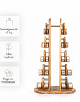 Kuipers Kettlebell Set aus Vollholz in Eiche – Ansicht 3