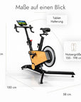 Kuipers S1 Indoor Bike in Helle Esche – Ansicht 3