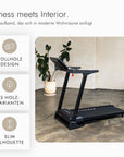 Kuipers R1 Laufband in Helle Esche mit LED-Display – Ansicht 2