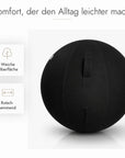 Kuipers Ergonomischer Sitz- und Gymnastikball in Schwarz – Ansicht 3