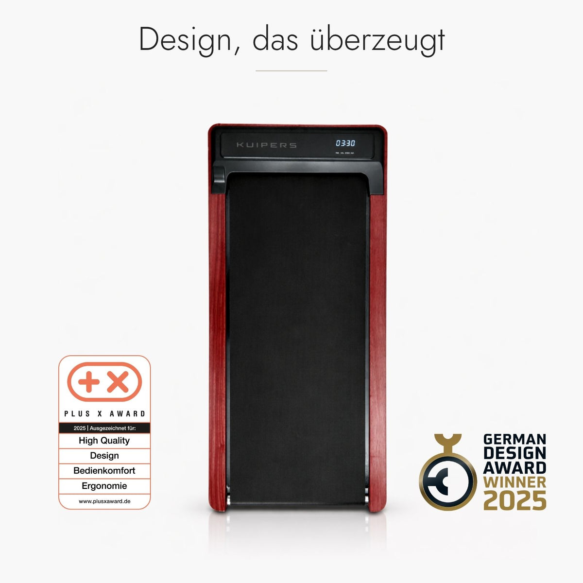 Kuipers Home Office Laufband K1 in Kirsche – Ansicht 4 