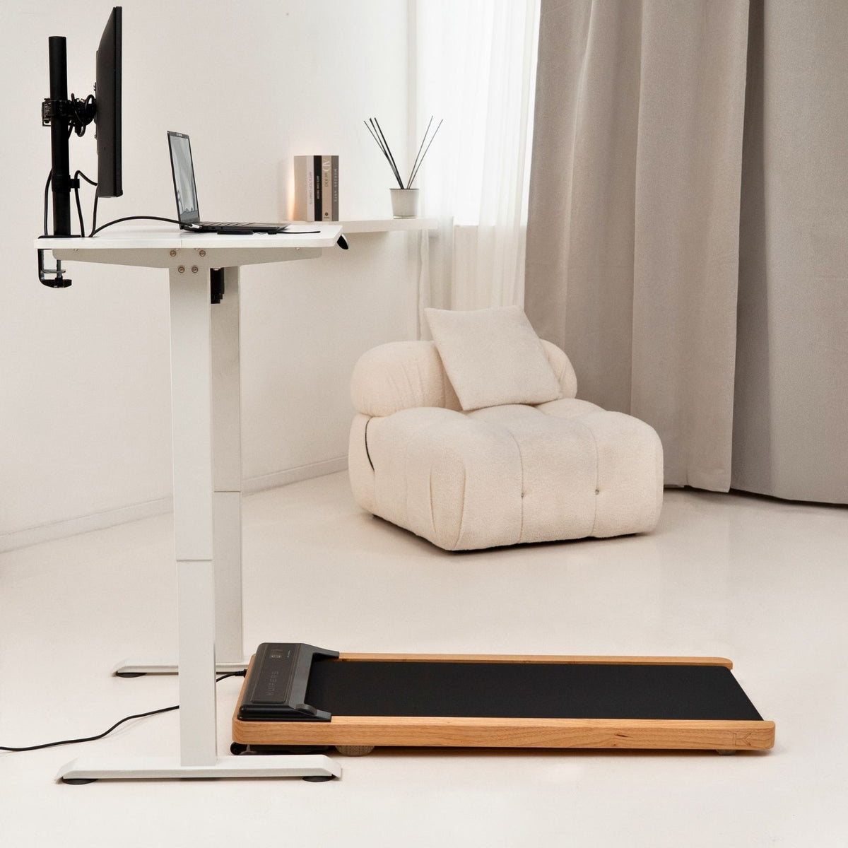Kuipers Home Office Laufband K1 in Kirsche – Ansicht 5 