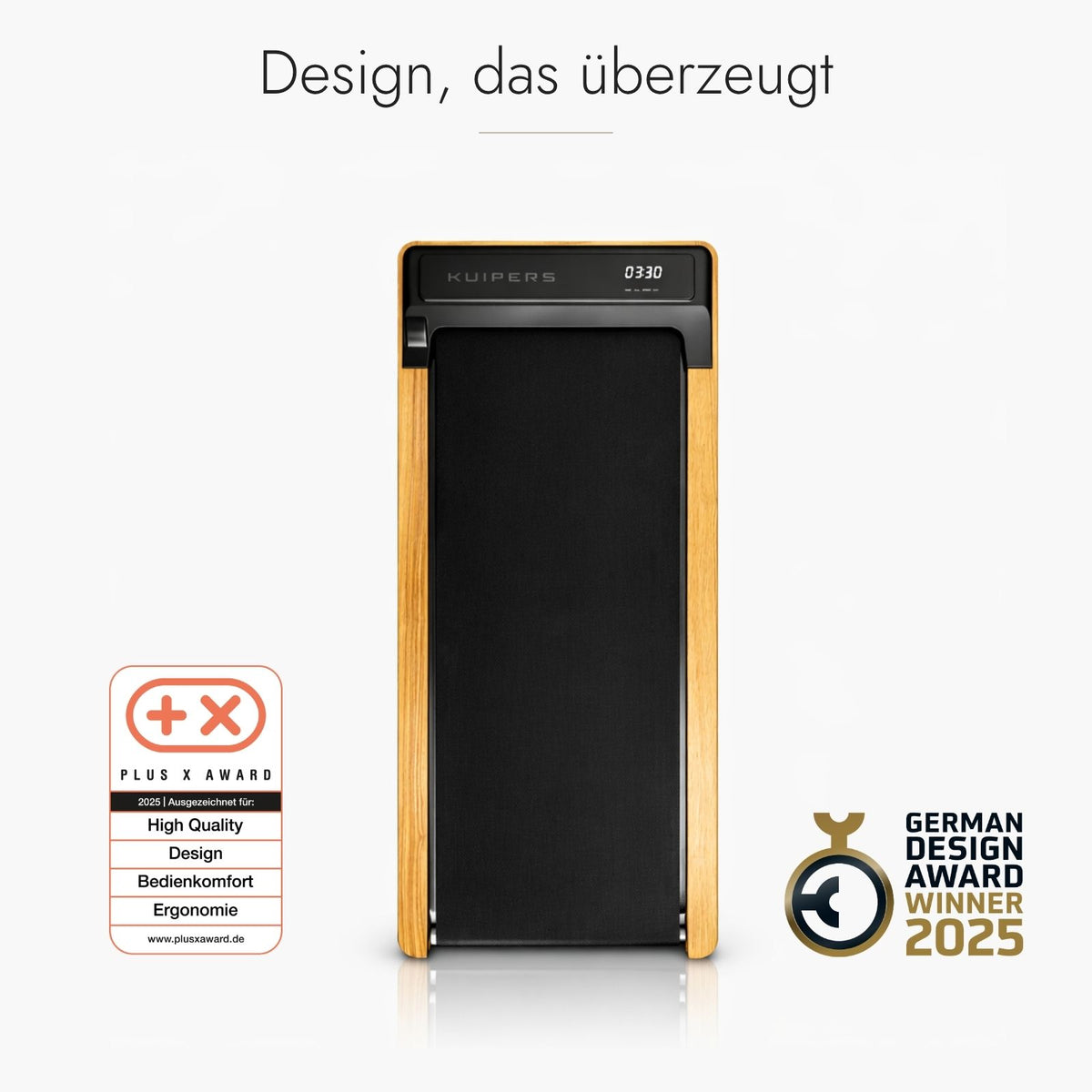 Kuipers Home Office Laufband K1 in Helle Esche – Ansicht 5 