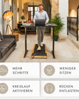 Kuipers Home Office Laufband K1 in Helle Esche – Ansicht 7 
