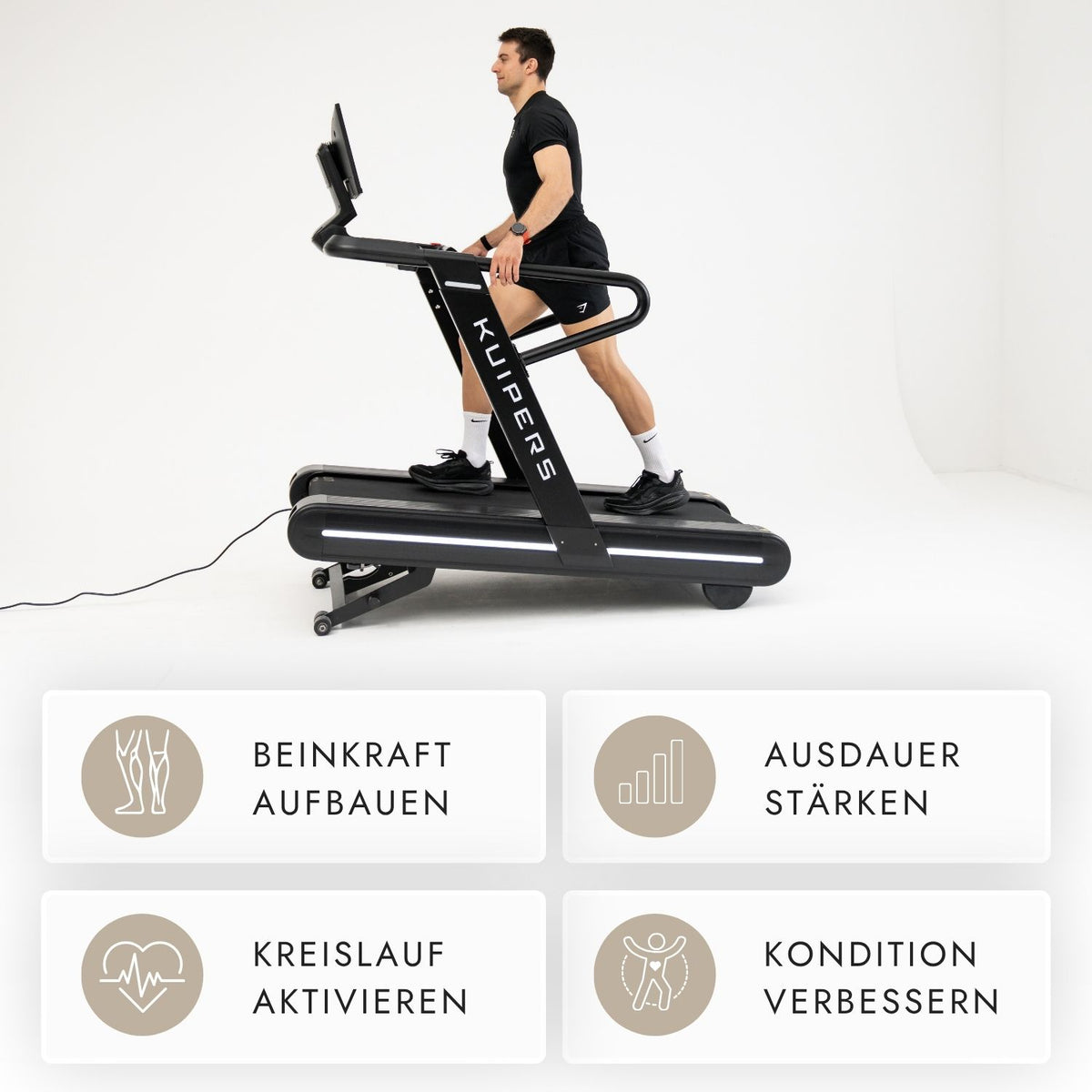 Kuipers P1 Laufband in Schwarz – Ansicht 5