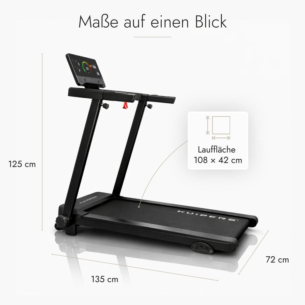 Kuipers R2 Laufband in Schwarz – Ansicht 3