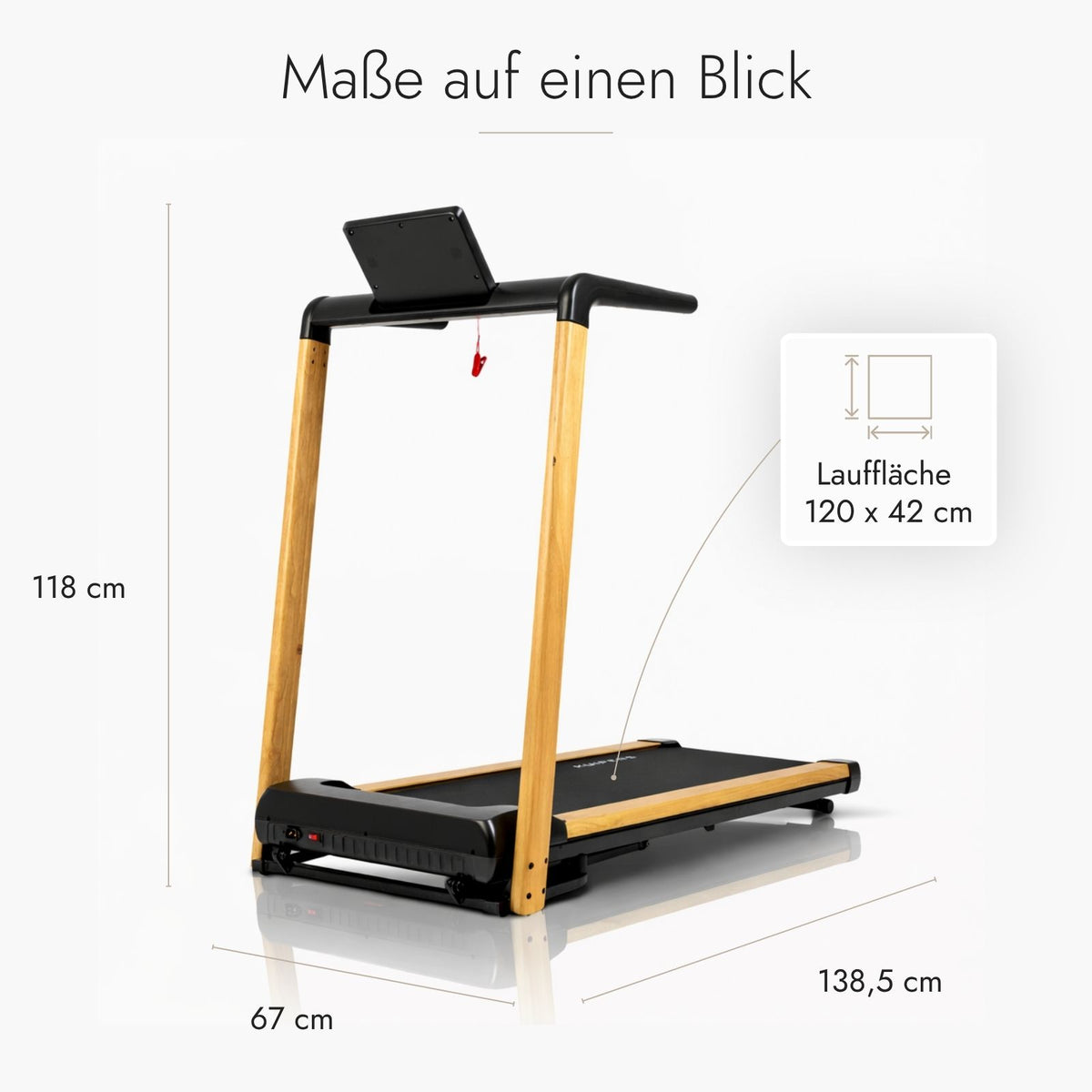 Kuipers R3 Laufband in Helle Esche – Ansicht 3