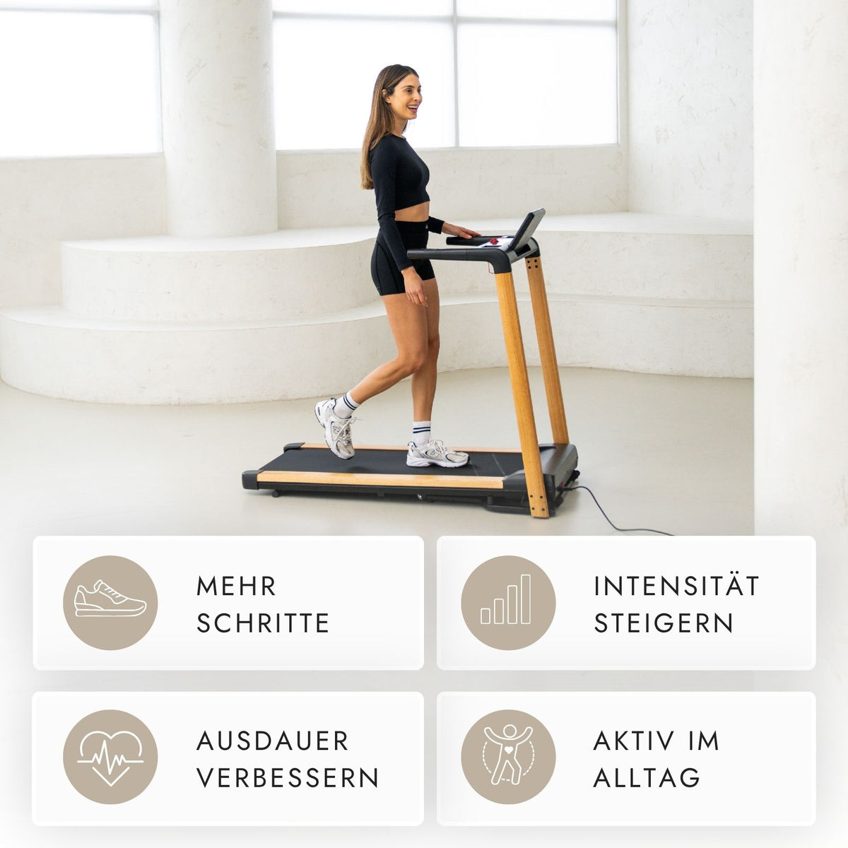 Kuipers R3 Laufband in Helle Esche – Ansicht 7