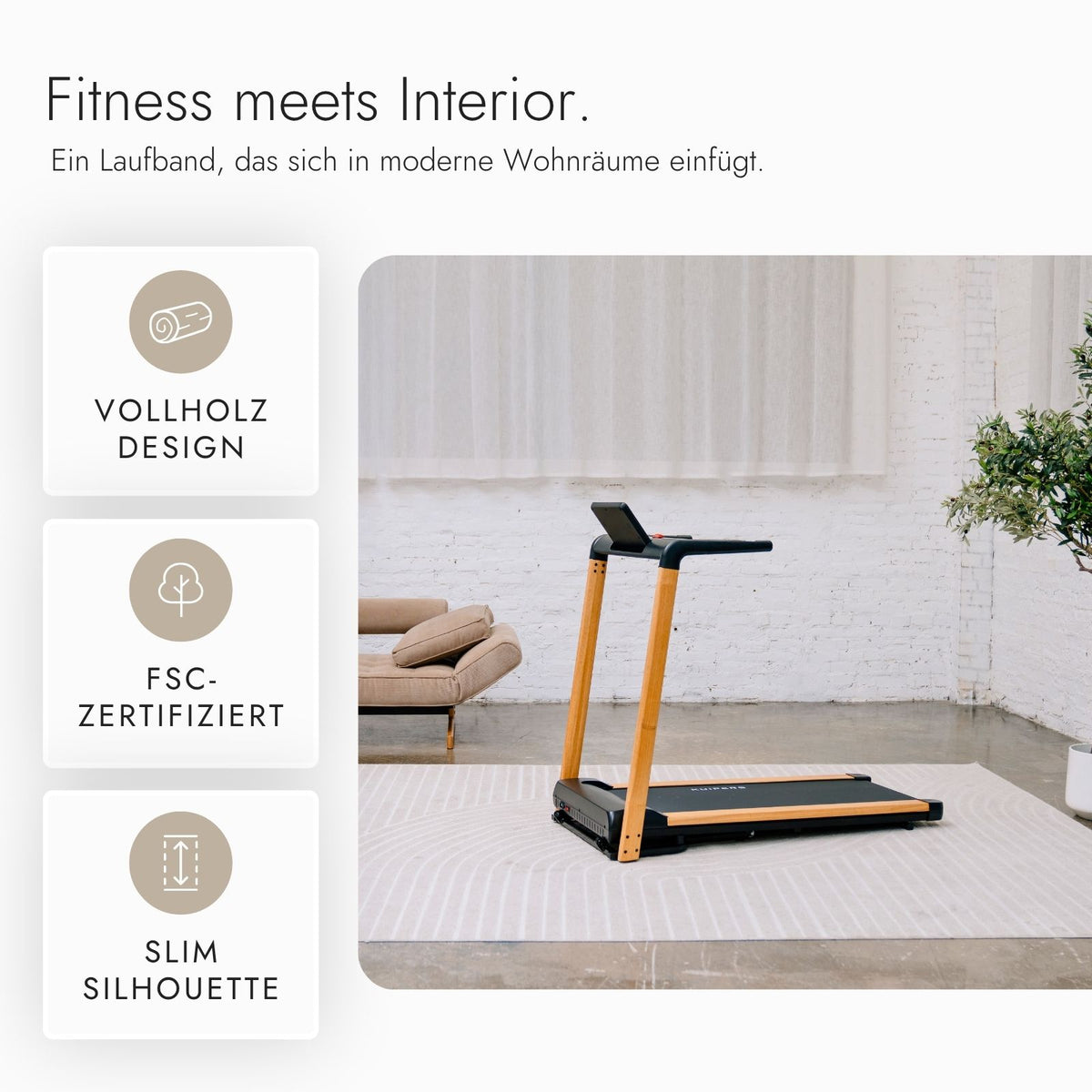 Kuipers R3 Laufband in Helle Esche – Ansicht 10