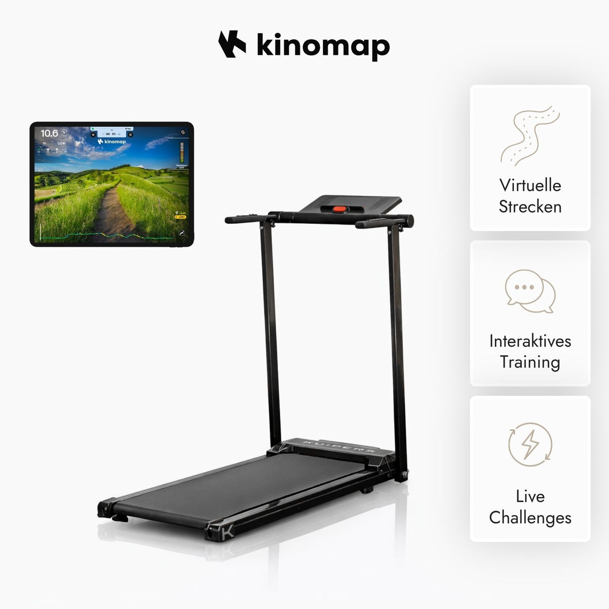 Kuipers R4 Laufband in Schwarz – Ansicht 8