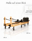 Kuipers Pilates Reformer in Helle Eiche – Ansicht 2 