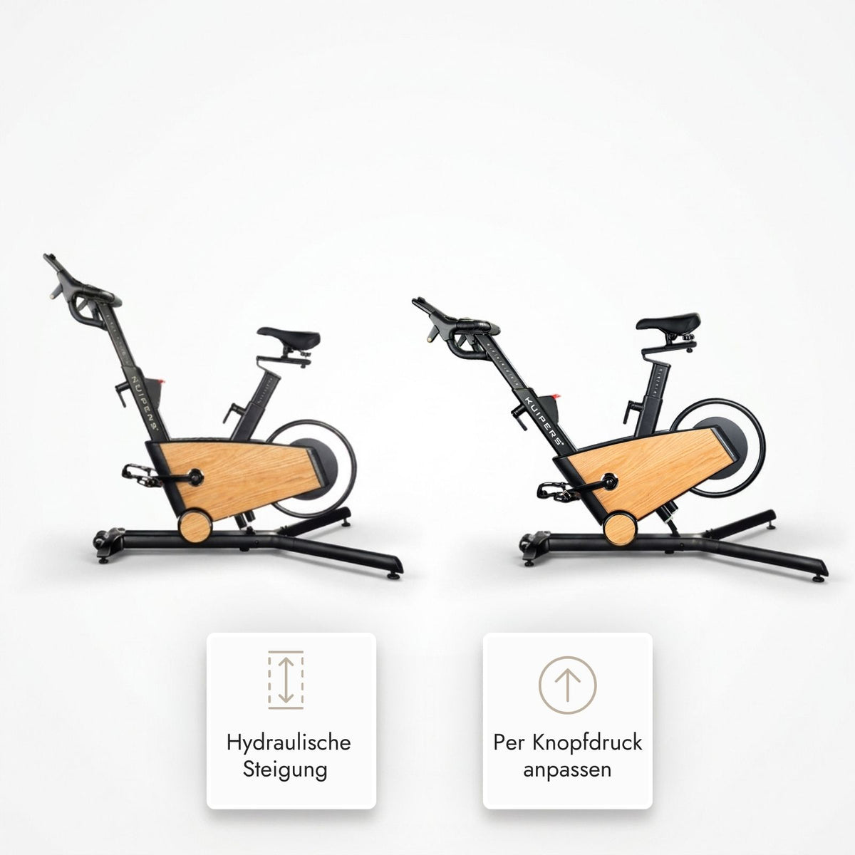Kuipers S1 Indoor Bike in Helle Esche – Ansicht 5