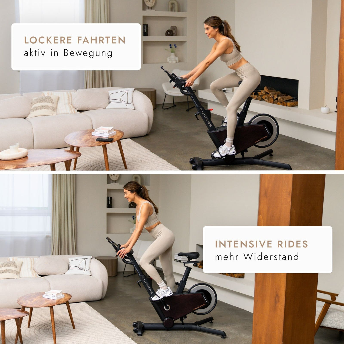 Kuipers S1 Indoor Bike in Helle Esche – Ansicht 7