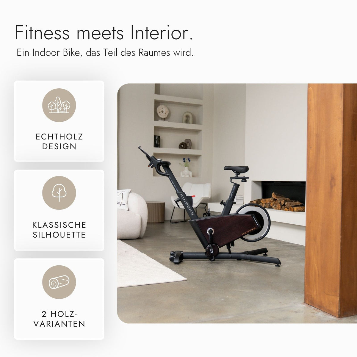 Kuipers S1 Indoor Bike in Helle Esche – Ansicht 9