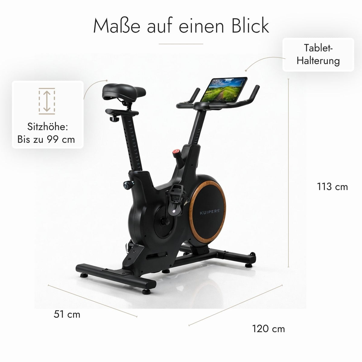 Kuipers S2 Bike in Schwarz – Ansicht 3