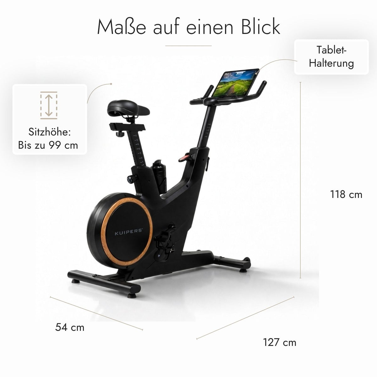 Kuipers S3 Bike in Schwarz – Ansicht 3