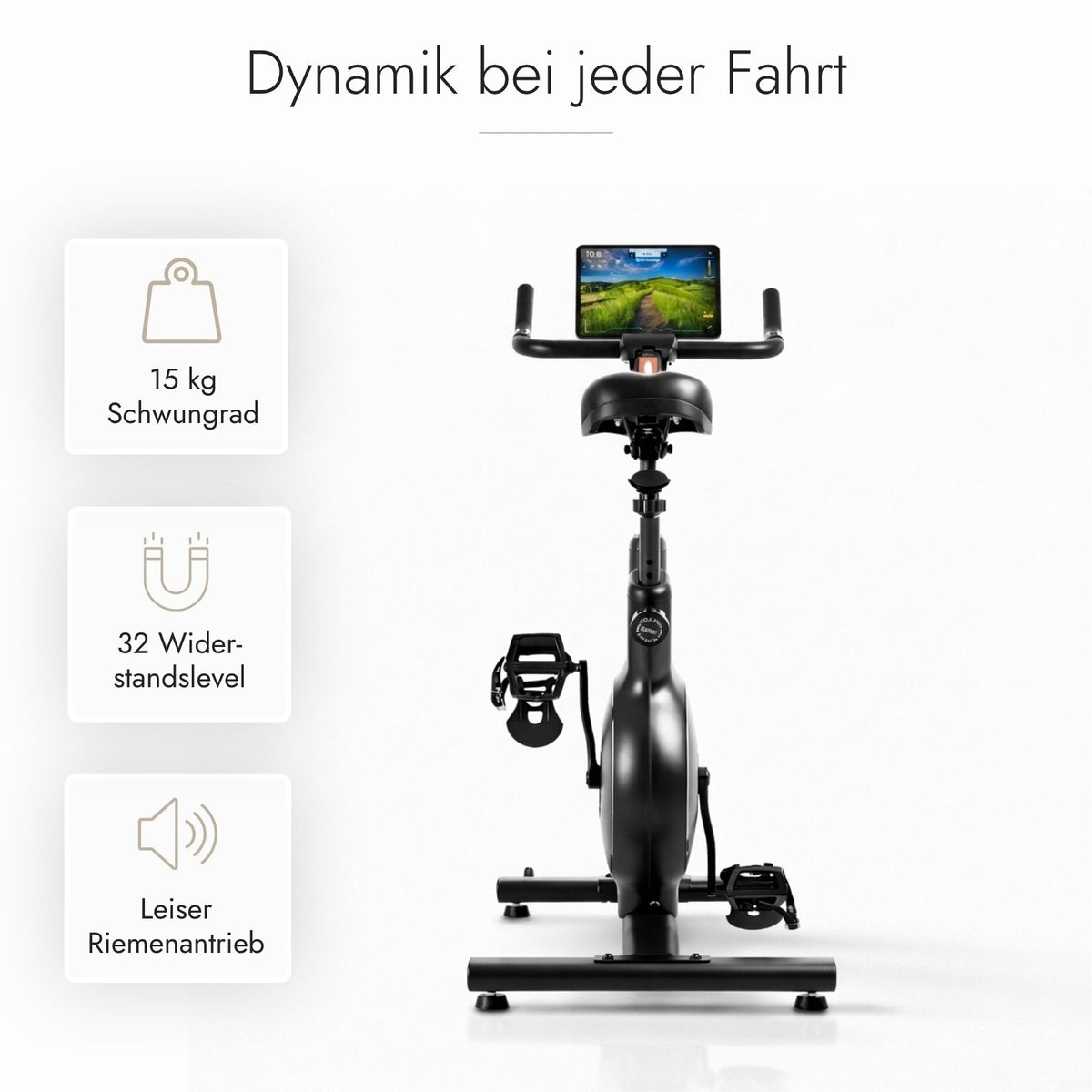 Kuipers S4 Indoor Bike in Schwarz – Ansicht 4