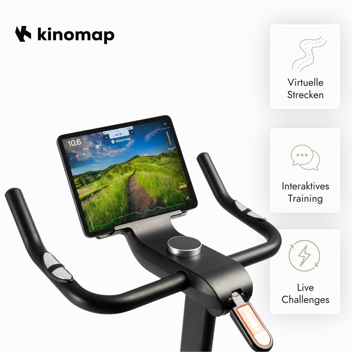 Kuipers S4 Indoor Bike in Schwarz – Ansicht 5
