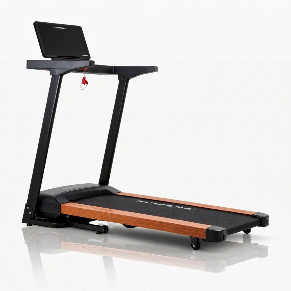 Kuipers R1 Laufband in Helle Kirsche mit LED-Display – Ansicht 1 #farbe_helle-kirsche
