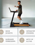 Kuipers R1 Laufband in Helle Kirsche mit LED-Display – Ansicht 4