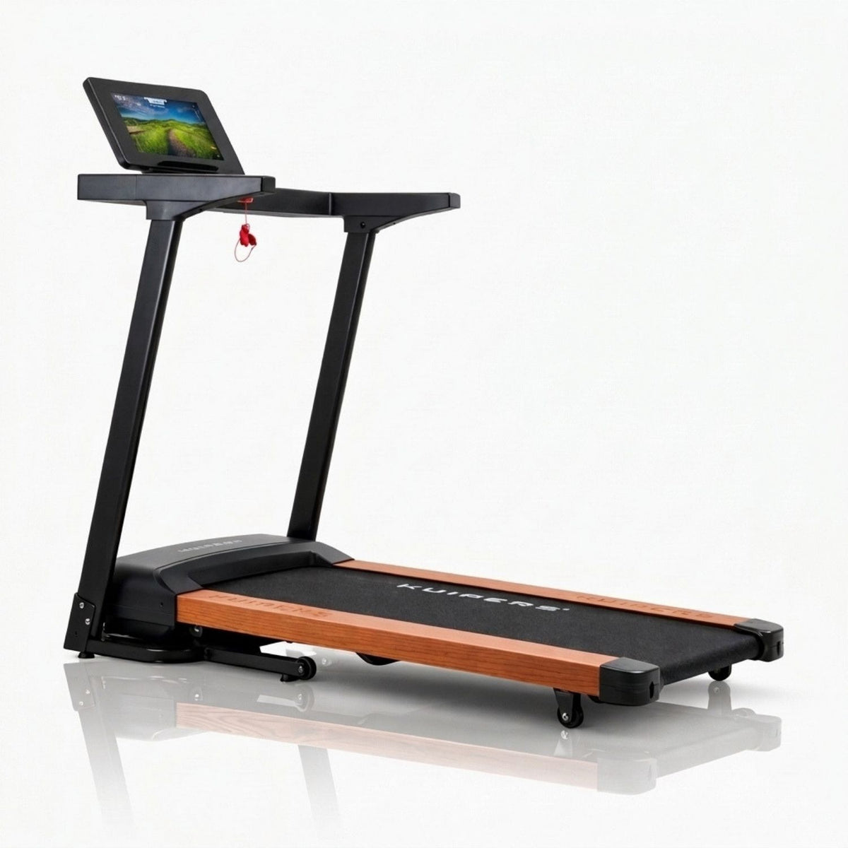 Kuipers R1 Laufband in Helle Kirsche mit TFT-Display – Ansicht 1 