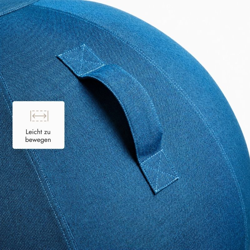 Kuipers Ergonomischer Sitz- und Gymnastikball in Blau – Ansicht 5 