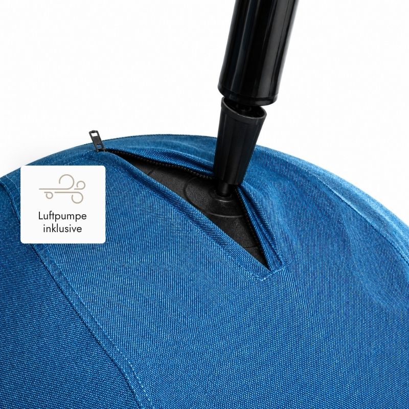 Kuipers Ergonomischer Sitz- und Gymnastikball in Blau – Ansicht 7 