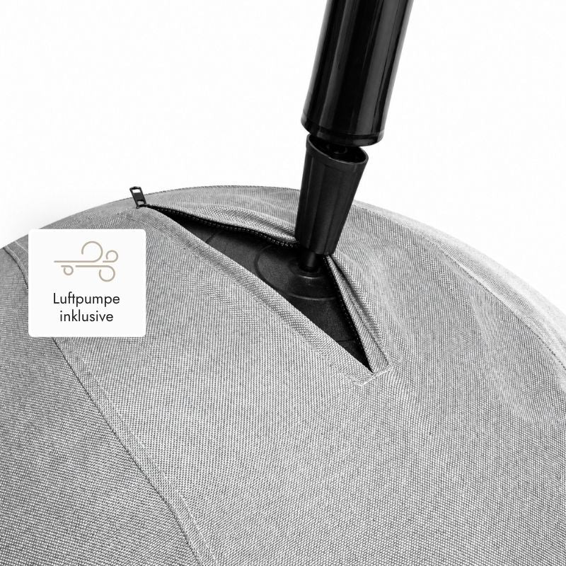 Kuipers Ergonomischer Sitz- und Gymnastikball in Grau – Ansicht 8 