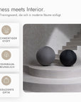 Kuipers Ergonomischer Sitz- und Gymnastikball in Grau – Ansicht 12