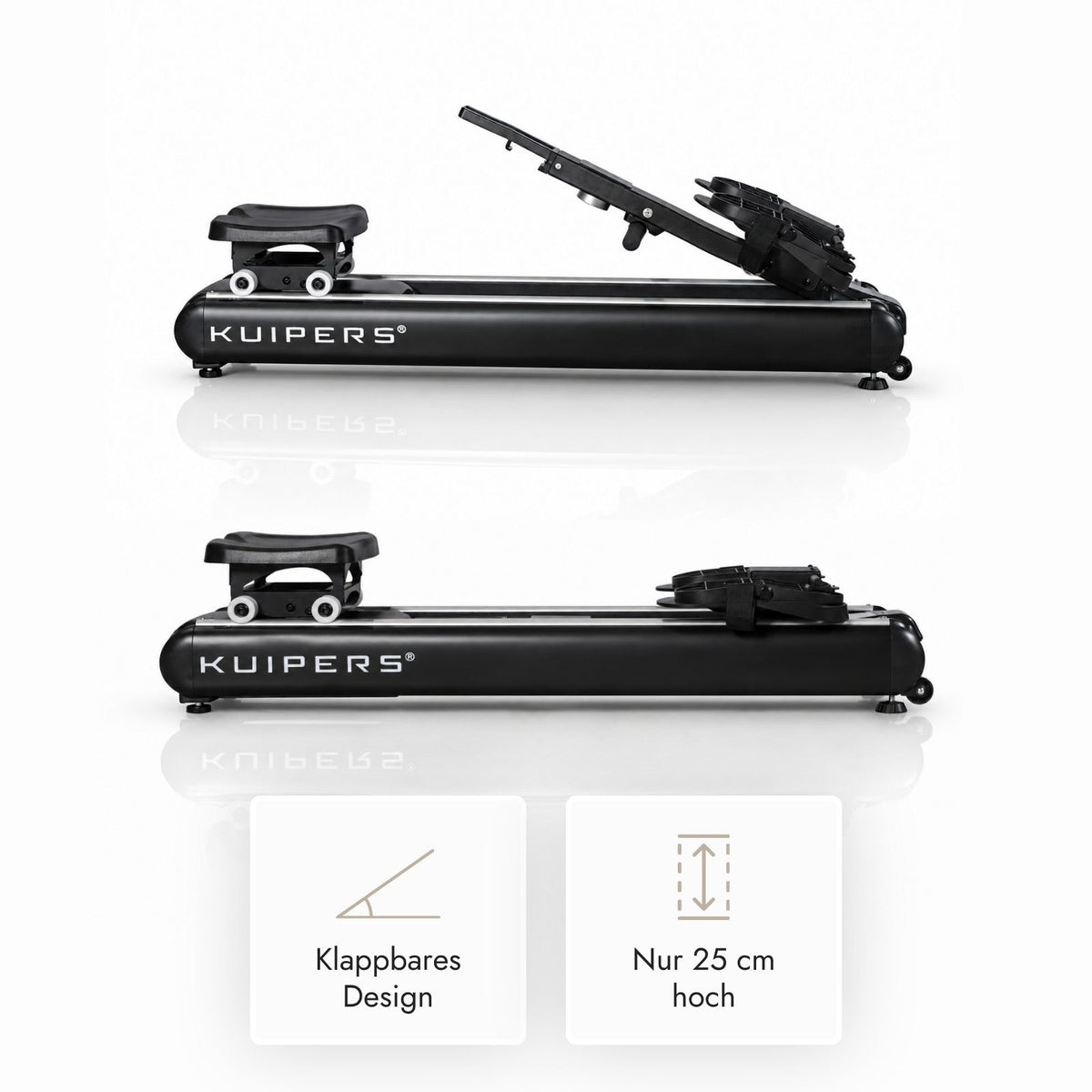 Kuipers Slim Rower in Schwarz – Ansicht 6