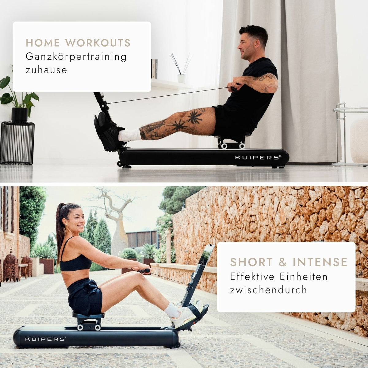 Kuipers Slim Rower in Schwarz – Ansicht 8
